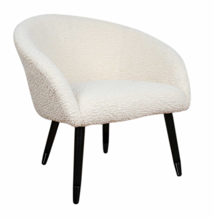 Nojatuoli \'Puffy\' - Valkoinen/Teddy ryhmässä Huonekalut / Istumakalusteet / Nojatuolit @ Reforma (T5002-white)