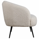 Tuoli \'Capri\' - Valkoinen/Bouclé