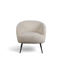 Tuoli \'Capri\' - Valkoinen/Boucl&eacute;