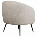 Tuoli \'Capri\' - Valkoinen/Bouclé