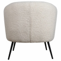 Tuoli \'Capri\' - Valkoinen/Bouclé