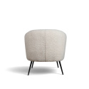 Tuoli \'Capri\' - Valkoinen/Boucl&eacute;
