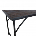 Ruokapöytä \'Factory\' 153x62cm - Ruskea/Musta