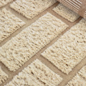 Ryijymatto \'Leknes Handwoven Wool\' - beige
