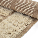 Ryijymatto \'Leknes Handwoven Wool\' - beige