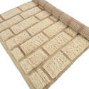 Ryijymatto \'Leknes Handwoven Wool\' - beige