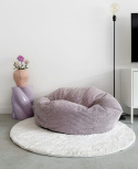Pyöreä matto \'Aranga Super Soft\' 120cm - Valkoinen