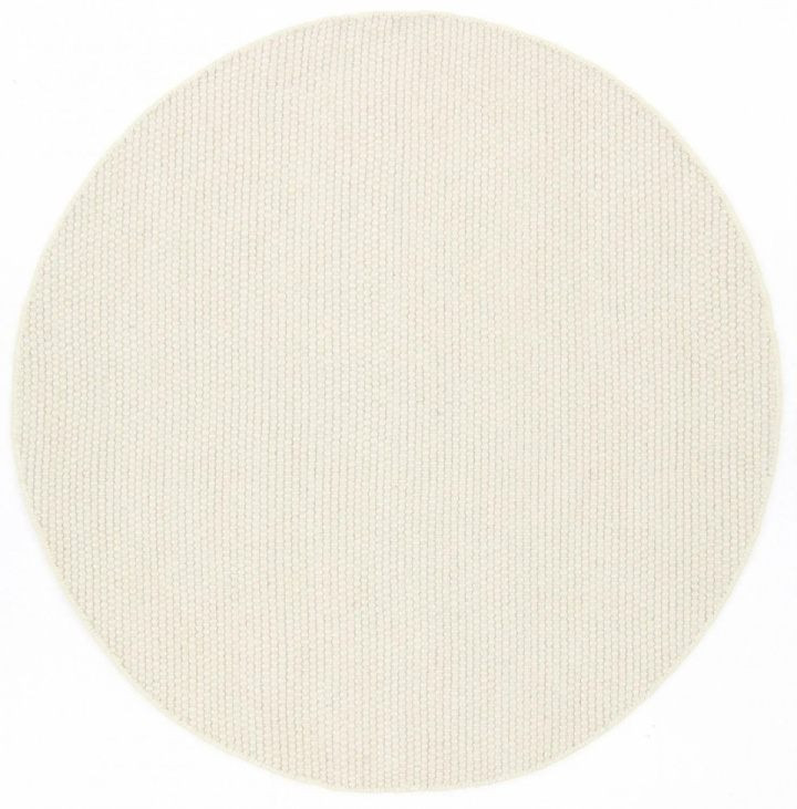 Pyöreä matto \'Coastal\' 240cm - Cream ryhmässä Sisustus / Matot / Villamatot @ Reforma (V10165376)