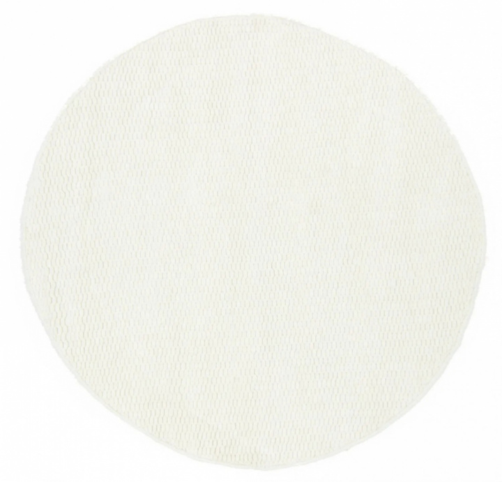 Pyöreä matto \'Cartmel\' 300cm - Offwhite ryhmässä Sisustus / Matot / Villamatot @ Reforma (V10165453)