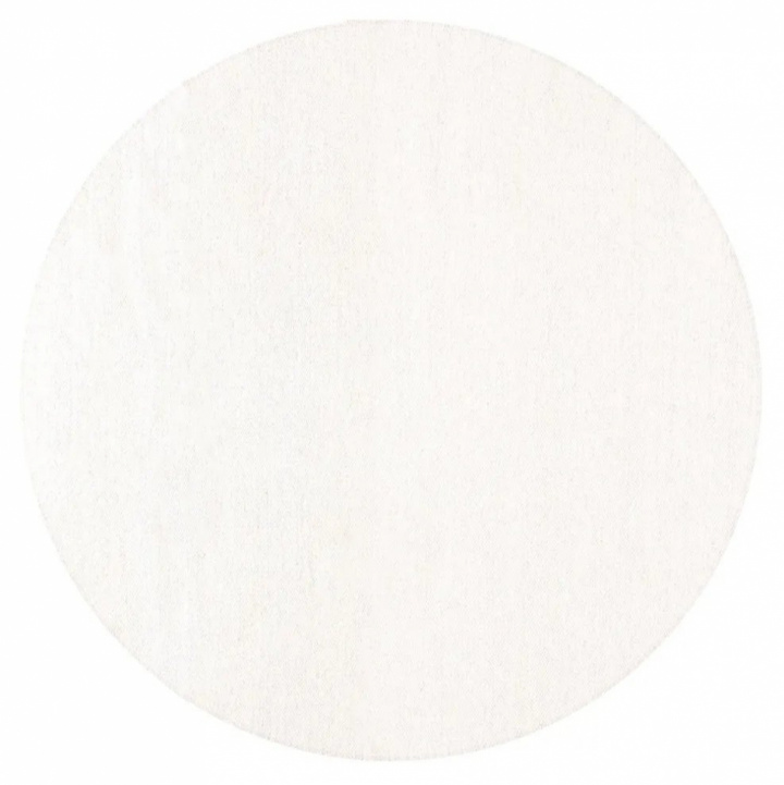 Pyöreä matto \'Hamilton\' 120cm - Valkoinen ryhmässä Sisustus / Matot / Villamatot @ Reforma (V10167515)