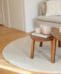 Pyöreä matto \'Avafors\' 120cm - Beige