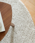 Pyöreä matto \'Avafors\' 240cm - Beige
