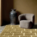 Ryijymatto \'Leknes Handwoven Wool\' - vihreä
