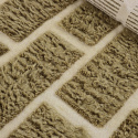 Ryijymatto \'Leknes Handwoven Wool\' - vihreä
