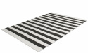 Puuvillamatto \'Nilo\' 60x120cm - Valkoinen/Musta