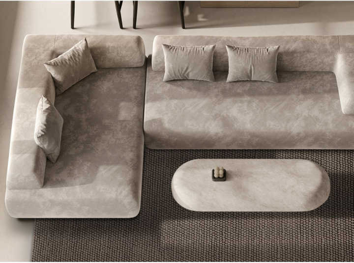 Villamatto \'Avafors Wool Bubble\' 240x240cm - Ruskea ryhmässä Matot / Villamatot @ Reforma (V10190633)