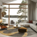 Pyöreä matto \'Lynton\' 160cm - Ruskea