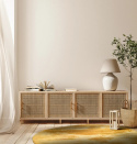 Pyöreä matto \'Aranga Super Soft\' 200cm - Keltainen