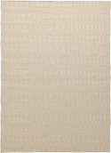 Villamatto \'Larkana\' - beige/valkoinen