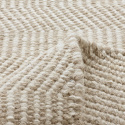 Villamatto \'Larkana\' - beige/valkoinen