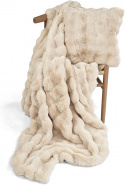 Huopa \'Aranga Bubble Throw\' 130x170cm - Beige