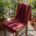 Ruutu \'Samantha\' 130x170cm - Tummanpunainen
