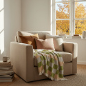 Ruutu \'Audrey Check\' 130x170cm - Beige/vihreä/violetti