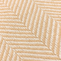 Puuvillapeitto \'Denisa Fishbone\' 130x170cm - Beige/valkoinen