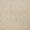 Tyynynpäällinen \'Denisa Fishbone\' 45x45cm - Beige/valkoinen