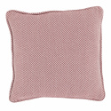 Tyynynpäällinen \'Denisa Fishbone\' 45x45cm - Punainen/valkoinen