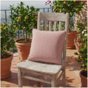 Tyynynpäällinen \'Denisa Fishbone\' 45x45cm - Punainen/valkoinen