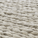 Villamatto \'Talvia Braided Wool\' - Harmaa