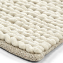Villamatto \'Talvia Braided Wool\' - Valkoinen