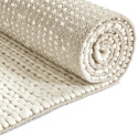 Villamatto \'Talvia Braided Wool\' - Valkoinen