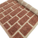 Matto \'Leknes Handwoven Wool\' - Terrakotta