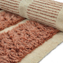 Matto \'Leknes Handwoven Wool\' - Terrakotta