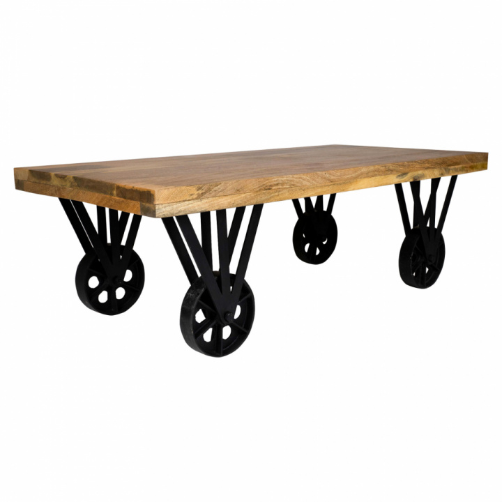 Pöytä Vintage - Luonto/Metalli ryhmässä Huonekalut / Pöydät / Pöytä @ Reforma (VAC-9026)