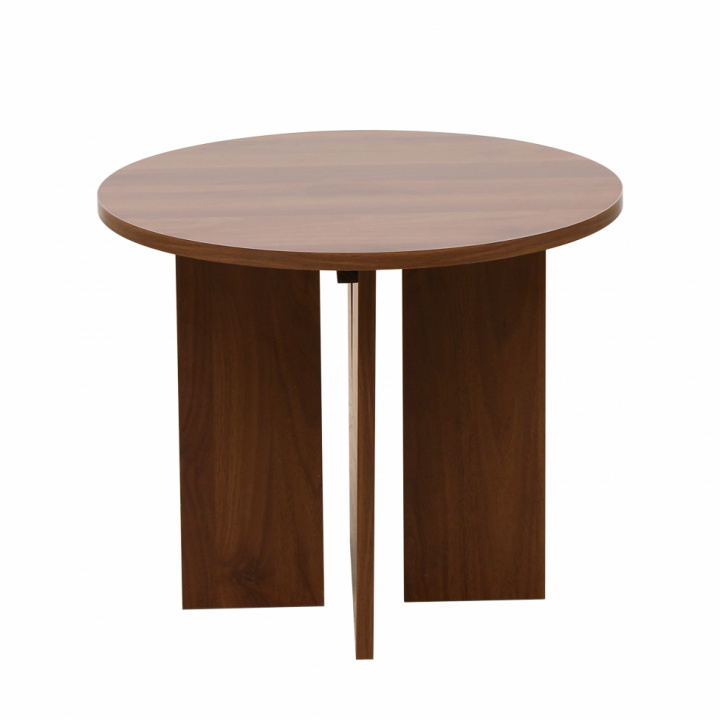 Pöytä \'Créme\' Pyöreä 55 cm - Pähkinä ryhmässä Huonekalut / Pöydät / Pöytä @ Reforma (WD-17-1-walnut)