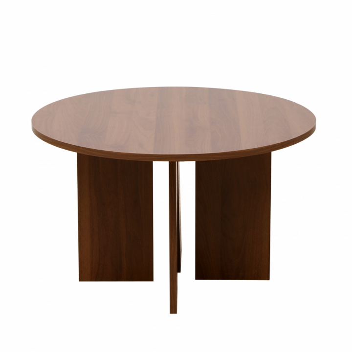Pöytä \'Créme\' Pyöreä 75cm - Pähkinä ryhmässä Huonekalut / Pöydät / Pöytä @ Reforma (WD-17-2-walnut)