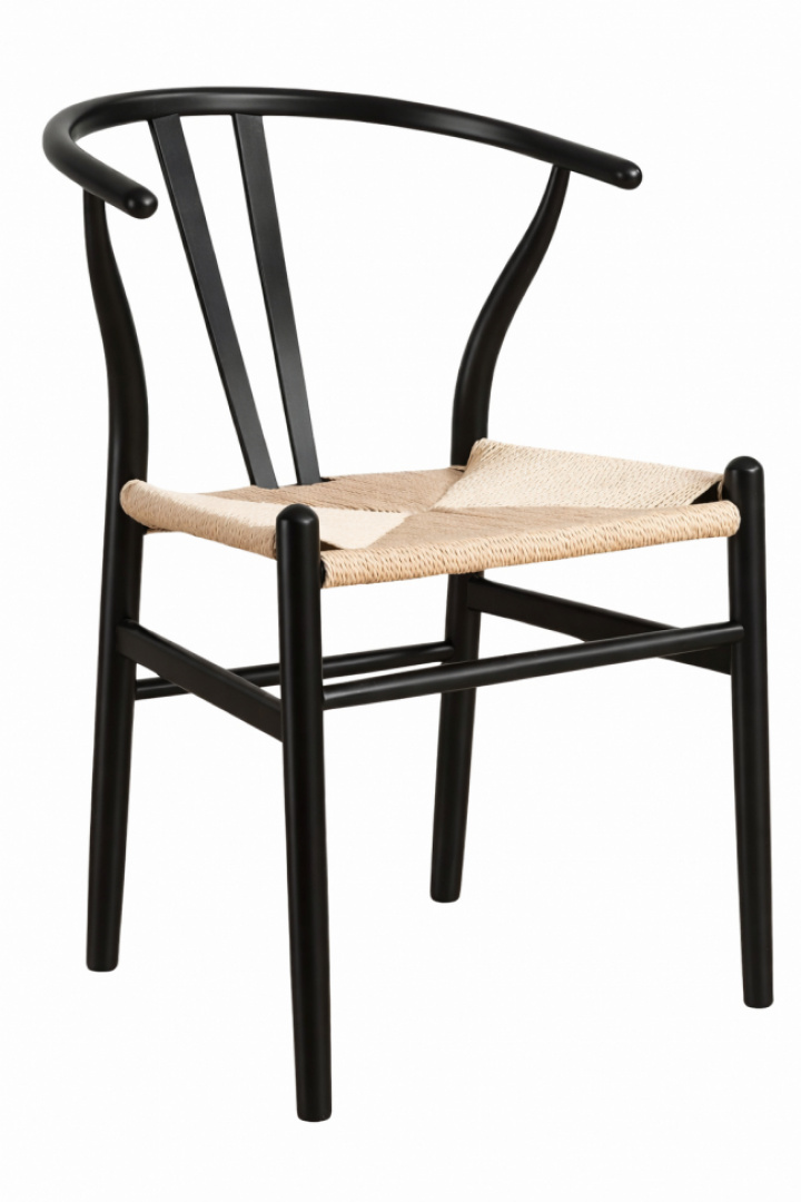 Tuoli \'Alta\' - Musta/Beige ryhmässä Huonekalut / Istumakalusteet / Tuolit @ Reforma (WS-8651A-Black-NEW)