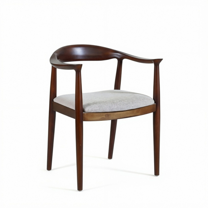 Tuoli \'Ask\' - Pähkinä/Harmaa ryhmässä Huonekalut / Istumakalusteet / Tuolit @ Reforma (WS-8656-Walnut)