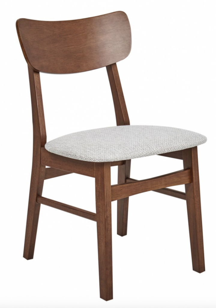 Tuoli \'Ingarö\' - Pähkinä/Harmaa ryhmässä Huonekalut / Istumakalusteet / Tuolit @ Reforma (WS-ND001-walnut-grey)