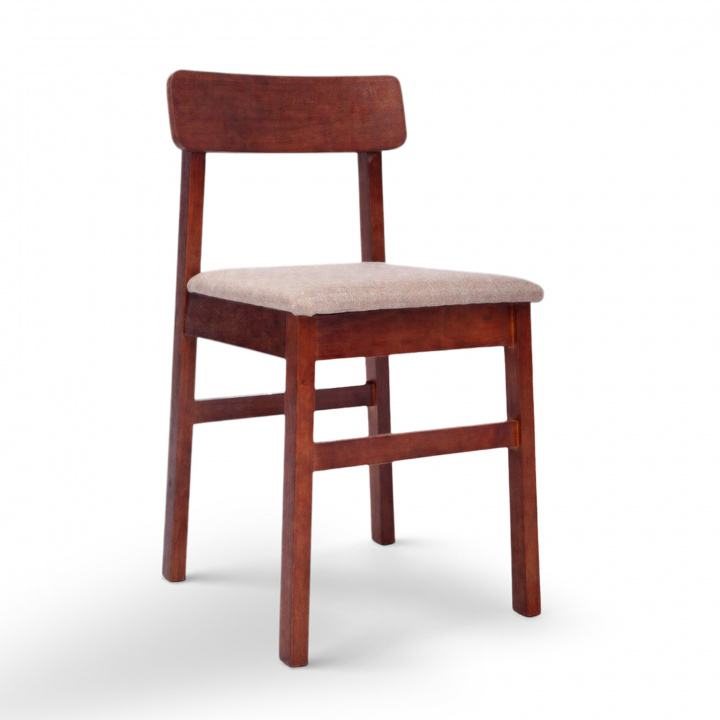 Tuoli \'Ålesund\' - Pähkinä/Beige ryhmässä Huonekalut / Istumakalusteet / Tuolit @ Reforma (WS-ND004-walnut-beige)