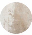 Pyöreä matto \'Bornos\' 120cm - Vaaleanbeige/Harmaa