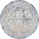 Pyöreä matto \'Denizli\' 120cm - Sininen