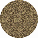 Pyöreä matto \'Leopard\' 200cm - Ruskea
