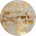 Pyöreä matto \'Elena\' 120cm - Beige/Kulta