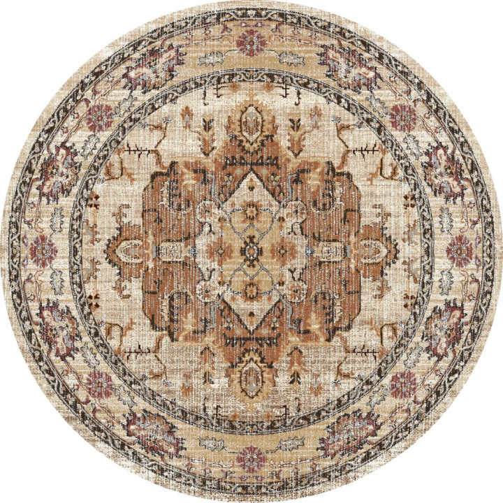 Pyöreä matto \'Siliana\' 160cm - Beige ryhmässä Sisustus / Matot / Kudotut matot @ Reforma (X10116724)