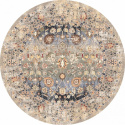 Pyöreä matto \'Bouhjar\' 250cm - Beige/Multi
