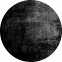 Pyöreä matto \'Lynton\' 160cm - Musta